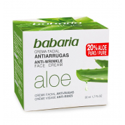 Babaria - aloesowy krem przeciwzmarszczkowy aż 20% czystego aloesu 50ml