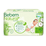 Bebem Natural - pieluszki jednorazowe Newborn 1; 2-5kg 40szt