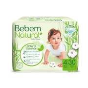 Bebem Natural - pieluszki jednorazowe Newborn 4; 7-14kg 30szt