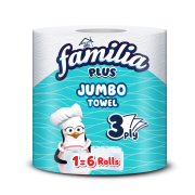 Familia - ręcznik kuchenny Jumbo 1=6 duża rolka
