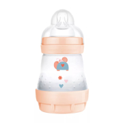 MamBaby - butelka dla niemowląt 160ml - anty-kolkowa - różowa