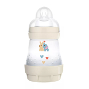 MamBaby - butelka dla niemowląt 160ml - anty-kolkowa - beżowa