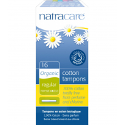 Natracare - Tampony hig bez chloru Regular z aplikatorem 16 Szt