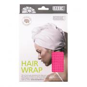 Smart – ręcznik, turban do suszenia włosów - różowy