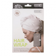 Smart – ręcznik, turban do suszenia włosów - szary