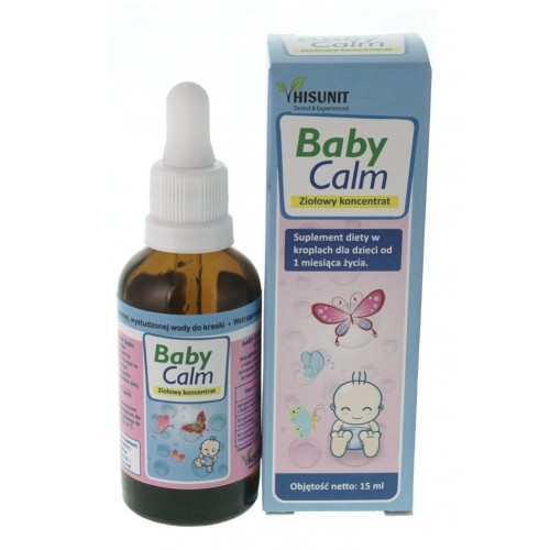 BabyCalm - preparat na kolkę u niemowląt 50ml roztworu (15ml koncentratu)