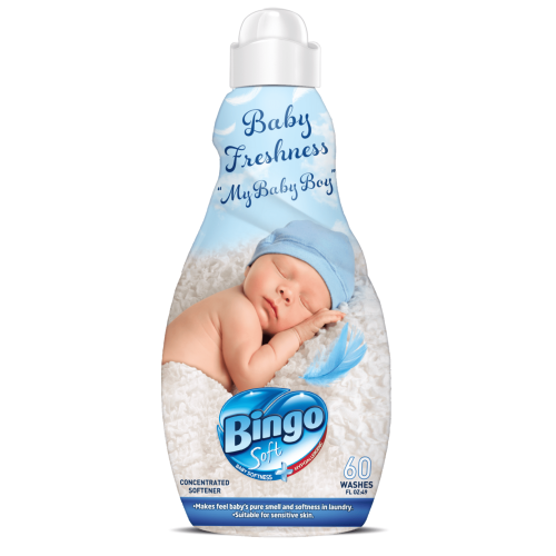 BINGO Soft Koncentrat do płukania i zmiękczania tkanin BabyBoy 1440 ml