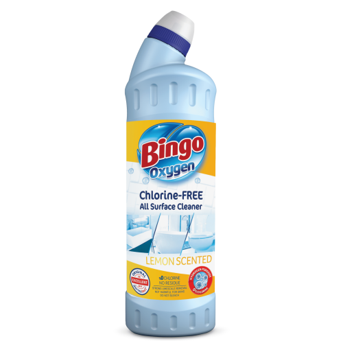 BINGO Oxy Bezchlorowy środek do czyszczenia łazienek Lemon 750 ml
