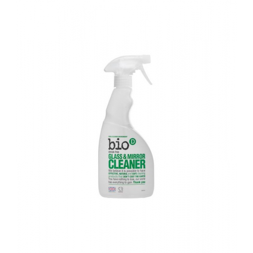 Bio-D Spray do mycia szyb i luster, przyjazny dla środowiska 500 ml