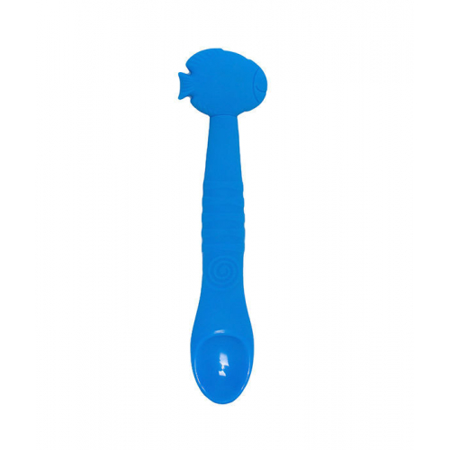 KIDodo - silikonowa łyżeczka niebieska 6m+