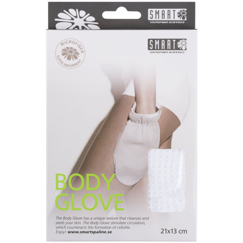 Smart – Rękawiczka do czyszczenia ciała - biała