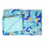 Smart - Ręcznik plażowy z mikrofibry -niebieski
